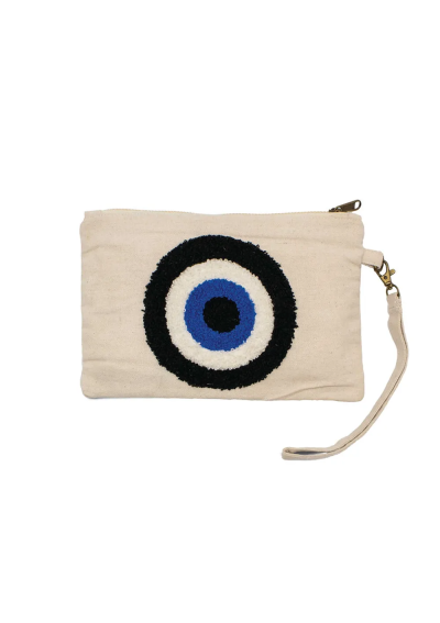 pochette en coton oeil grec