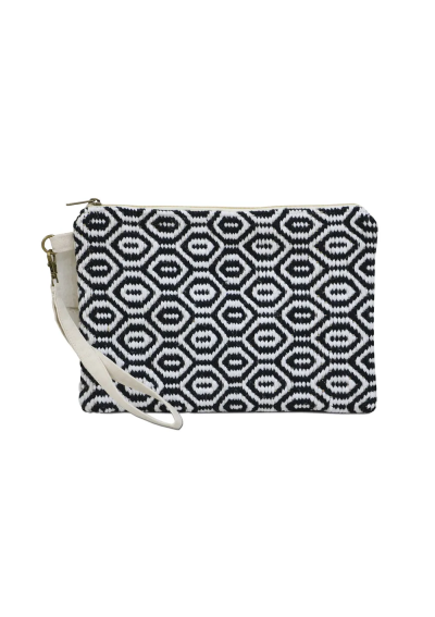 Pochette losange noir