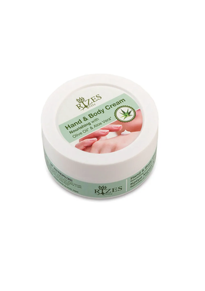 crème main et corps à l'aloe vera et l'huile d'olive