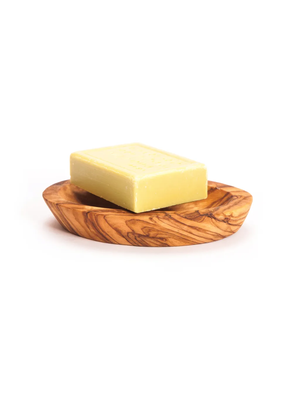 Porte savon en bois d'olivier