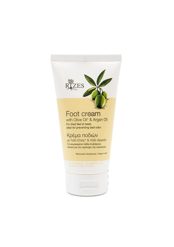 crème pour les pieds à l'huile d'argan