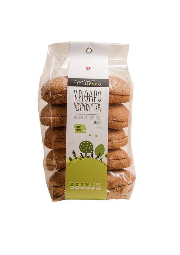 Biscottes à l'orge en rolls 400 g - Miterra