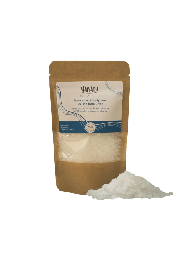 sel de mer de Crète en sachet de 150 g