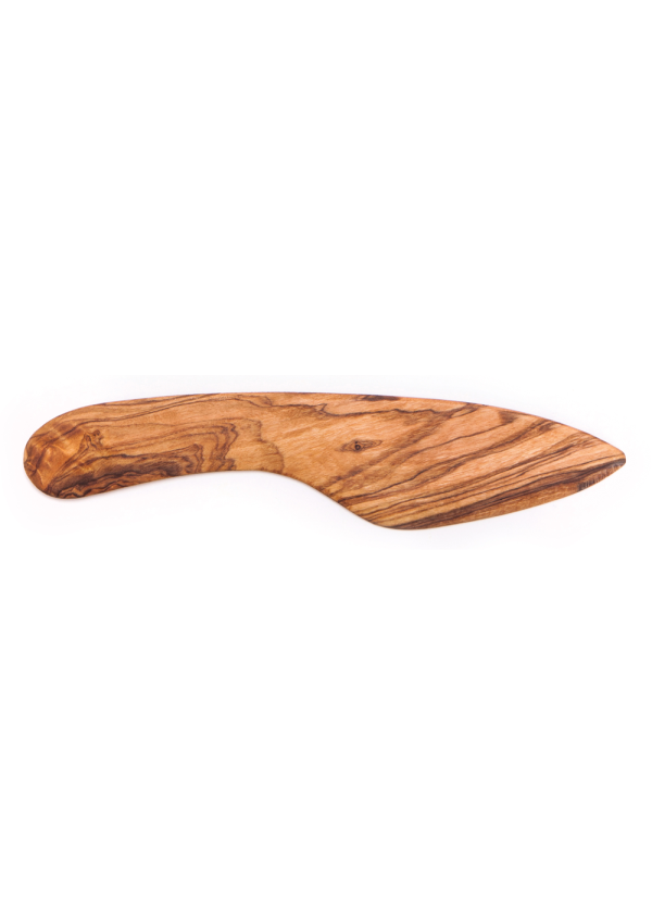couteau à beurre en bois d'olivier