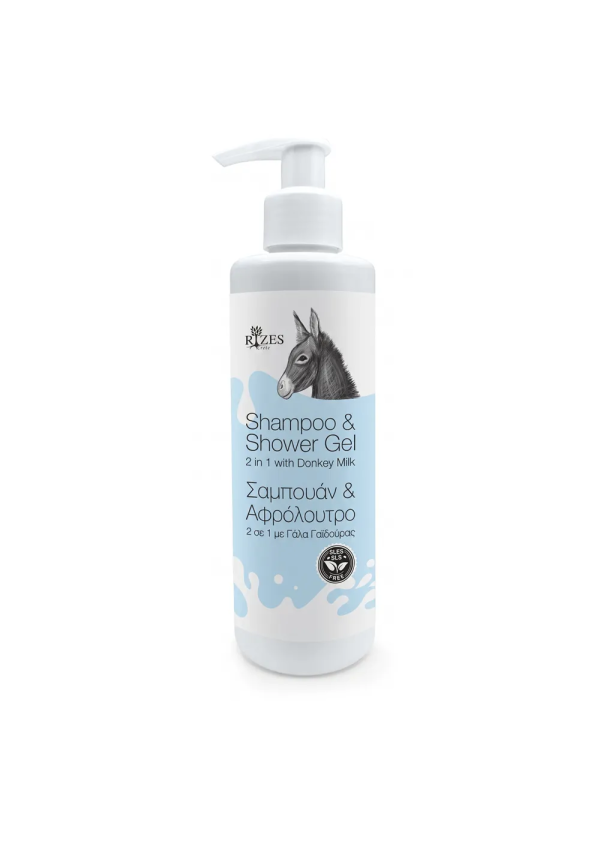 gel douche 2 en 1 au lait d'ânesse