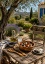 couverts en bois pour manger dans le jardin