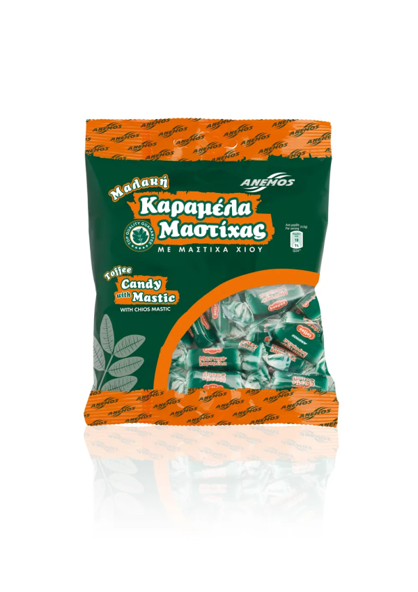 Bonbon caramel mou au mastic