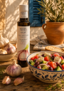 huile d'olive extra vierge à l'ail