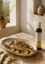 huile d'olive au citron
