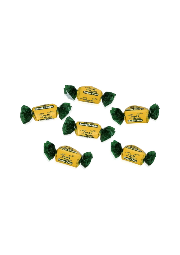bonbon caramel mou sans sucre au mastic