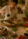 huile d'olive saveur origan