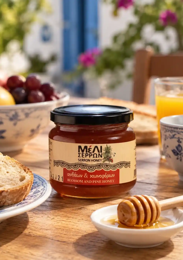 miel grec de fleurs et de pin