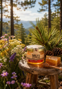 miel de fleurs et de pin - pot de 30 gr