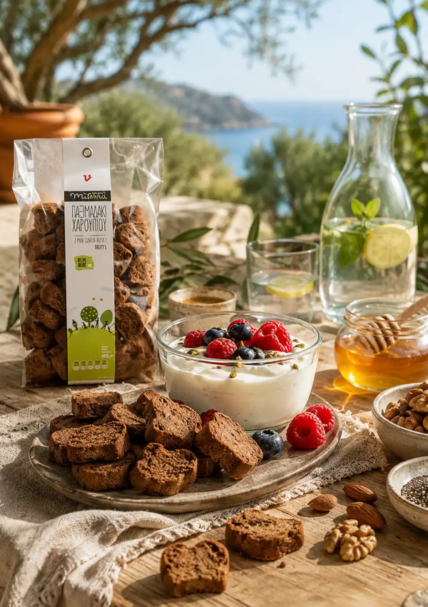 mini biscotte caroube