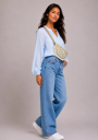 sac banane beige