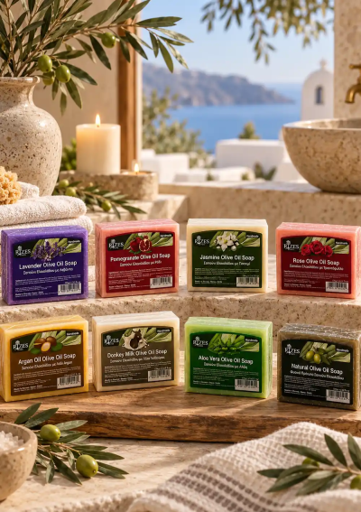pack 8 savons naturels grecs