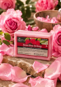 savon naturel à la rose
