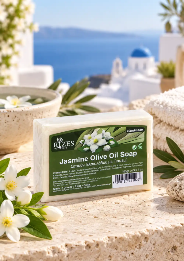 savon naturel au jasmin