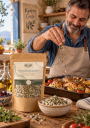 sel marin grec avec des herbes