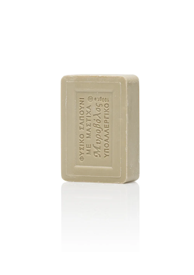 savon vert Myrovolos au mastic et à l'huile d'olive