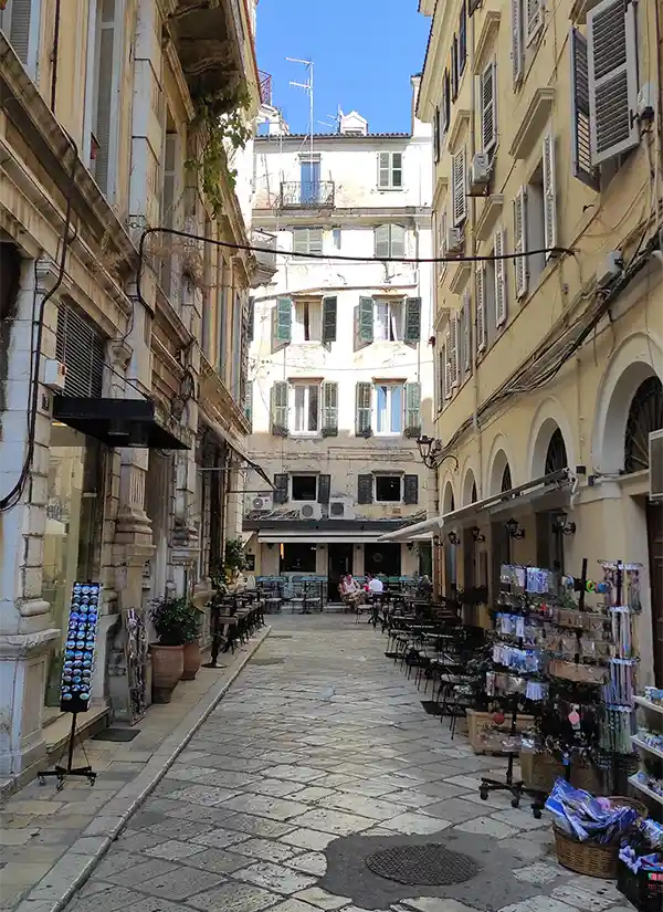 Les rues de Corfou