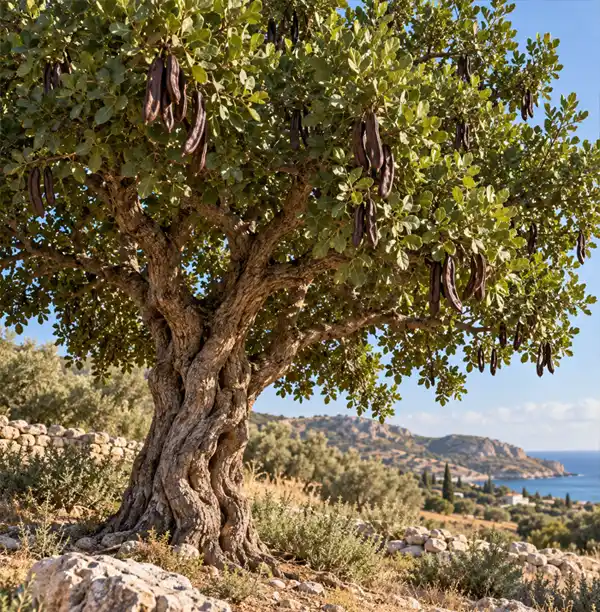 Le caroubier, un arbre typique méditerranéen
