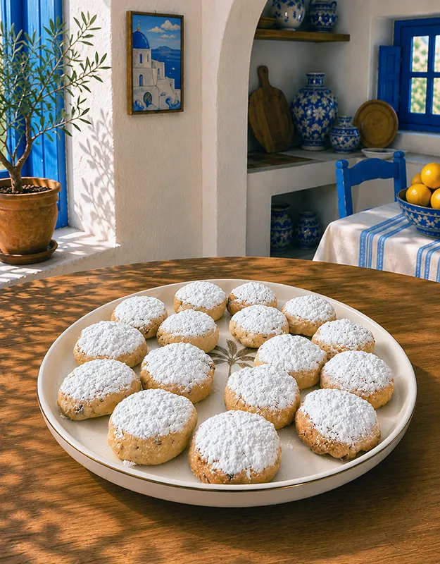 biscuits grecs Kourabiedes