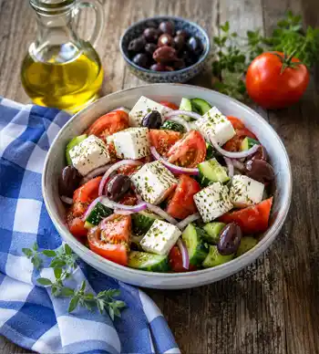 La salade grecque